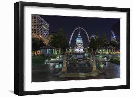 St. Louis at Night-Galloimages Online-Framed Photographic Print