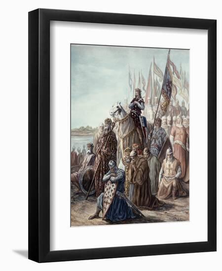 St. Louis Before Damietta, Egypt, 6th Crusade-Gustave Doré-Framed Giclee Print