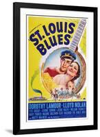 St. Louis Blues, Lloyd Nolan, Dorothy Lamour, 1939-null-Framed Art Print