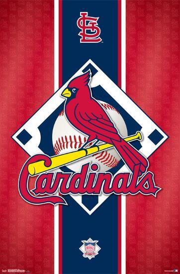 St. Louis Cardinals - Logo-null-Lamina Framed Poster