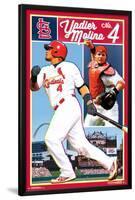 St. Louis Cardinals- Yadier Molina No. 4-null-Lamina Framed Poster
