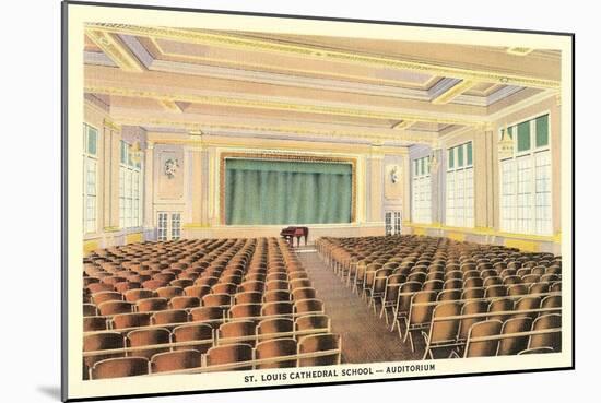 St. Louis Cathedral Auditorium-null-Mounted Art Print