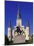 St. Louis Cathedral in French Quarter at Jackson Square, New Orleans, Louisiana, USA-Adam Jones-Mounted Photographic Print