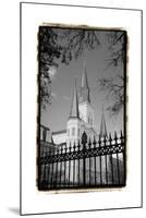 St. Louis Cathedral, Jackson Square II-Laura Denardo-Mounted Art Print