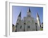 St. Louis Cathedral, Jackson Square, New Orleans, Louisiana, USA-Bruno Barbier-Framed Photographic Print