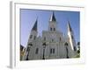 St. Louis Cathedral, Jackson Square, New Orleans, Louisiana, USA-Bruno Barbier-Framed Photographic Print