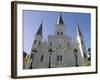 St. Louis Cathedral, Jackson Square, New Orleans, Louisiana, USA-Bruno Barbier-Framed Photographic Print