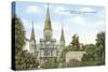 St. Louis Cathedral, New Orleans, Louisiana-null-Stretched Canvas