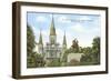 St. Louis Cathedral, New Orleans, Louisiana-null-Framed Art Print