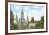 St. Louis Cathedral, New Orleans, Louisiana-null-Framed Art Print