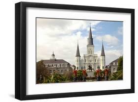 St.Louis Cathedral New Orleans-null-Framed Art Print