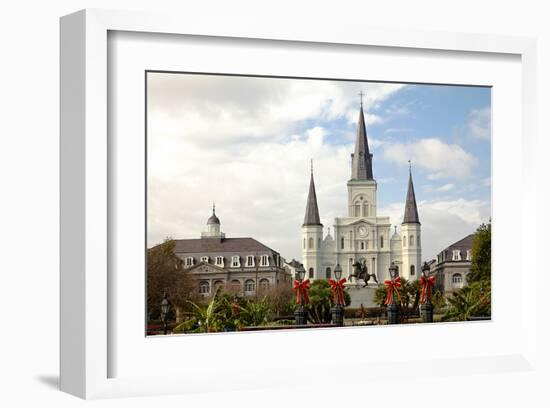 St.Louis Cathedral New Orleans-null-Framed Art Print