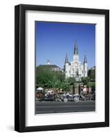 St. Louis Christian Cathedral in Jackson Square, French Quarter, New Orleans, Louisiana, USA-Gavin Hellier-Framed Photographic Print