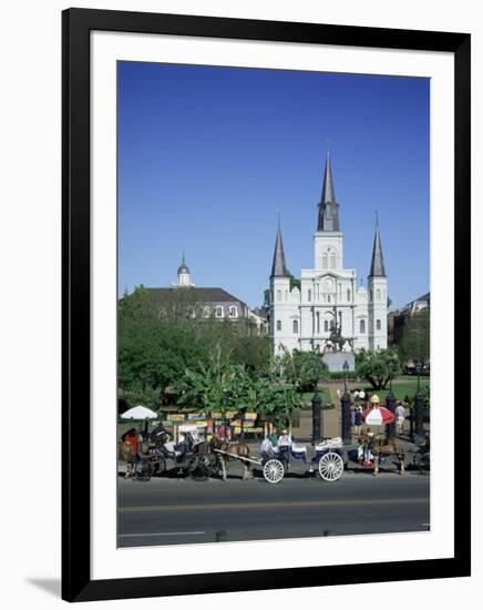 St. Louis Christian Cathedral in Jackson Square, French Quarter, New Orleans, Louisiana, USA-Gavin Hellier-Framed Photographic Print