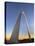 St. Louis Gateway Arch at Dusk, St. Louis, Missouri, Usa-Adam Jones-Stretched Canvas