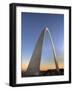 St. Louis Gateway Arch at Dusk, St. Louis, Missouri, Usa-Adam Jones-Framed Photographic Print