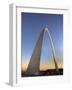 St. Louis Gateway Arch at Dusk, St. Louis, Missouri, Usa-Adam Jones-Framed Photographic Print