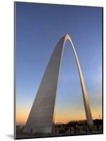 St. Louis Gateway Arch at Dusk, St. Louis, Missouri, Usa-Adam Jones-Mounted Photographic Print