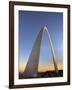 St. Louis Gateway Arch at Dusk, St. Louis, Missouri, Usa-Adam Jones-Framed Photographic Print