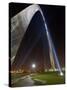 St. Louis Gateway Arch at Dusk, St. Louis, Missouri, Usa-Adam Jones-Stretched Canvas