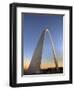 St. Louis Gateway Arch at Dusk, St. Louis, Missouri, Usa-Adam Jones-Framed Premium Photographic Print