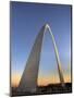 St. Louis Gateway Arch at Dusk, St. Louis, Missouri, Usa-Adam Jones-Mounted Premium Photographic Print