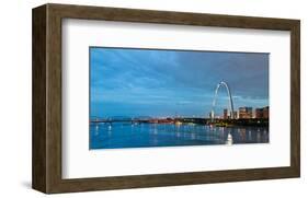 St. Louis Gateway Arch at Dusk-null-Framed Art Print