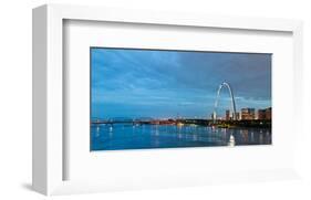 St. Louis Gateway Arch at Dusk-null-Framed Art Print