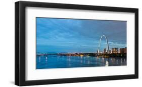 St. Louis Gateway Arch at Dusk-null-Framed Art Print