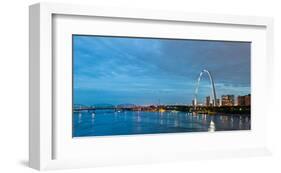 St. Louis Gateway Arch at Dusk-null-Framed Art Print