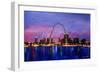 St Louis Gateway Arch at Sunset-Markus Bleichner-Framed Premium Giclee Print