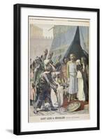 St. Louis in Jerusalem from the Illustrated Supplement of Le Petit Journal, 11th September, 1898-Alexandre Cabanel-Framed Giclee Print