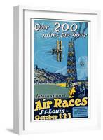 St. Louis International Air Races-null-Framed Art Print