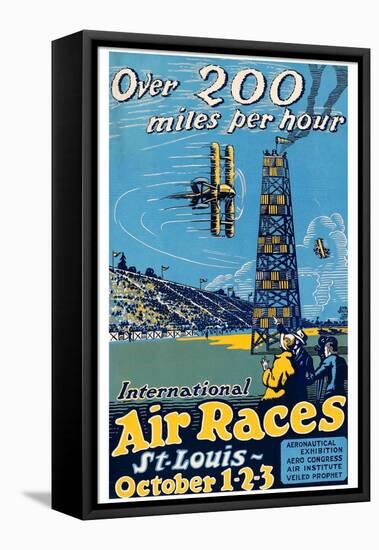 St. Louis International Air Races-null-Framed Stretched Canvas