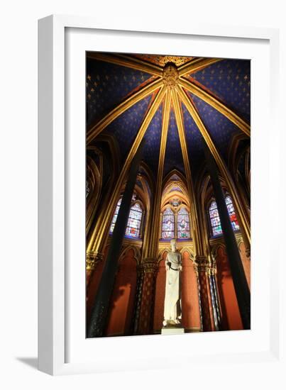 St. Louis Ix Commonly St. Louis, the Holy Chapel, Paris, France, Europe-Godong-Framed Photographic Print