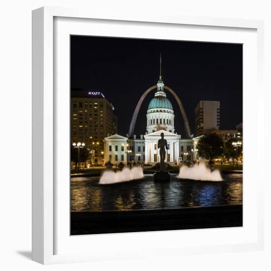 St. Louis Keiner Plaza 2-Galloimages Online-Framed Photographic Print