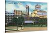 St. Louis, Missouri - Exterior View of Checkerboard Square, Ralston Purina Company-Lantern Press-Stretched Canvas