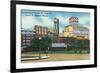 St. Louis, Missouri - Exterior View of Checkerboard Square, Ralston Purina Company-Lantern Press-Framed Premium Giclee Print