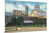 St. Louis, Missouri - Exterior View of Checkerboard Square, Ralston Purina Company-Lantern Press-Mounted Premium Giclee Print