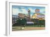 St. Louis, Missouri - Exterior View of Checkerboard Square, Ralston Purina Company-Lantern Press-Framed Art Print