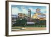 St. Louis, Missouri - Exterior View of Checkerboard Square, Ralston Purina Company-Lantern Press-Framed Art Print