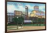 St. Louis, Missouri - Exterior View of Checkerboard Square, Ralston Purina Company-Lantern Press-Framed Art Print