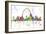 St Louis Missouri Skyline MCLR 1-Marlene Watson-Framed Giclee Print