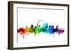 St Louis Missouri Skyline-Michael Tompsett-Framed Art Print