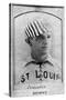 St. Louis, MO, St. Louis Browns, Chas. Comiskey, Baseball Card-Lantern Press-Stretched Canvas