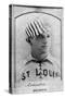 St. Louis, MO, St. Louis Browns, Chas. Comiskey, Baseball Card-Lantern Press-Stretched Canvas