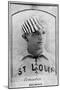 St. Louis, MO, St. Louis Browns, Chas. Comiskey, Baseball Card-Lantern Press-Mounted Art Print