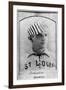 St. Louis, MO, St. Louis Browns, Chas. Comiskey, Baseball Card-Lantern Press-Framed Art Print