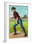 St. Louis, MO, St. Louis Browns, Dave Foutz, Baseball Card-Lantern Press-Framed Art Print