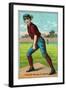 St. Louis, MO, St. Louis Browns, Dave Foutz, Baseball Card-Lantern Press-Framed Art Print